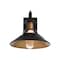 Dweled Sleepless LED 15in Indoor and Outdoor Wall Light 3000K in Black with Aged Brass WS-W430 - alternate 3